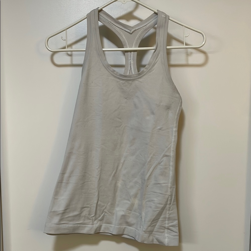 Lululemon Women's off white Tank Top